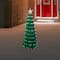 4ft. Pop Up Outdoor Artificial Christmas Tree, Color Chaning LED Lights